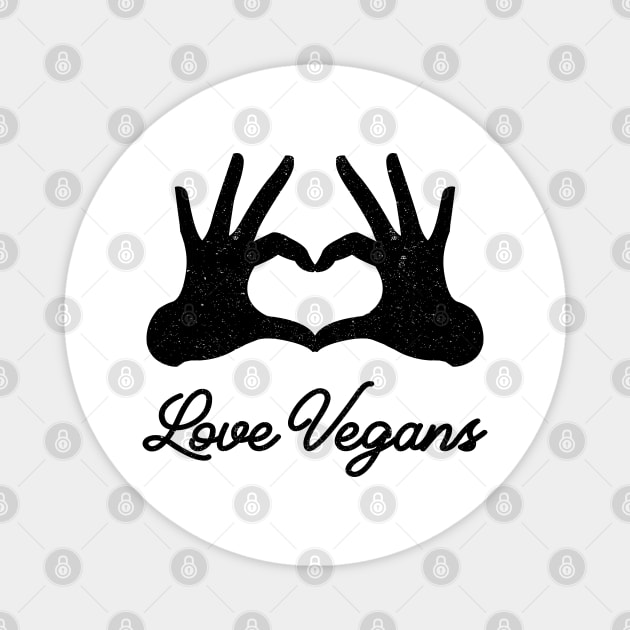 Love Vegans Magnet by MZeeDesigns